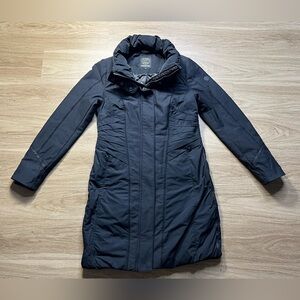 Creenstone Black Long Coat Jacket Size 34 EU Women (XS) (Designed in Holland)